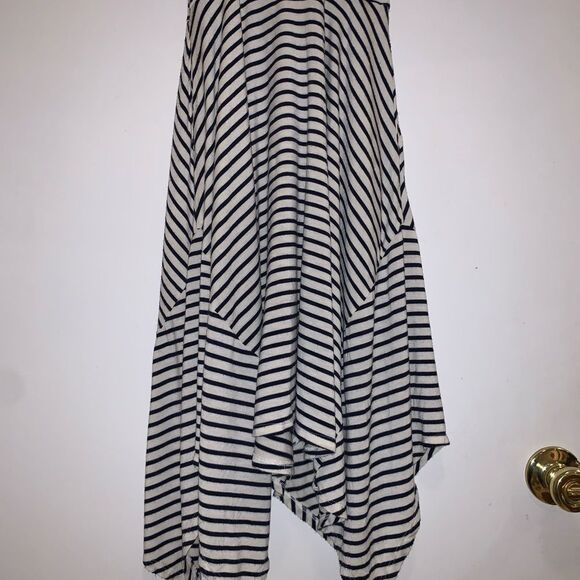 😊 3/$30 Maurices dress black & white stripes sleeveless Sz XS has POCKETS - Picture 8 of 12